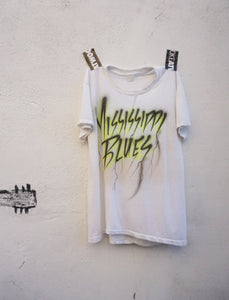 The airbrush MS BLUES tee