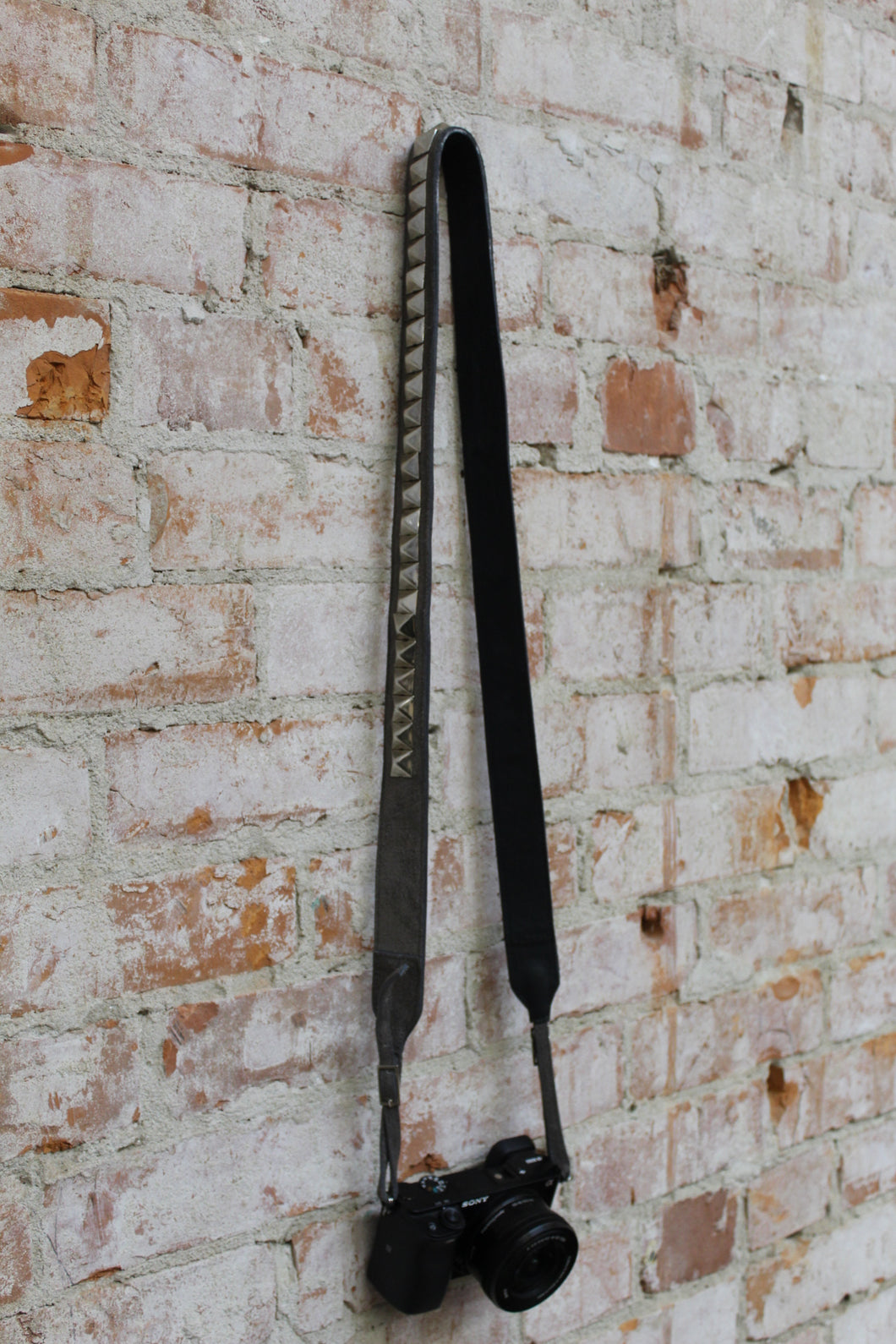 BA studded camera strap